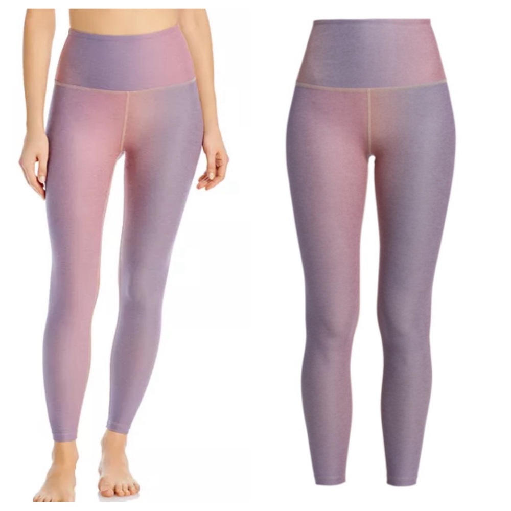 Beyond Yoga Chai Jewel Prismatic Soft-mark High Waisted Leggings S